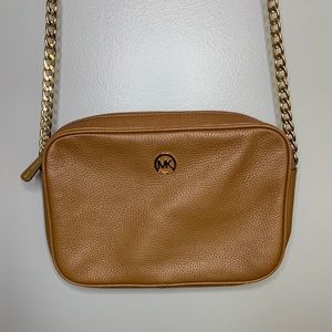 Authentic Brown Michael Kors Crossbody Purse
